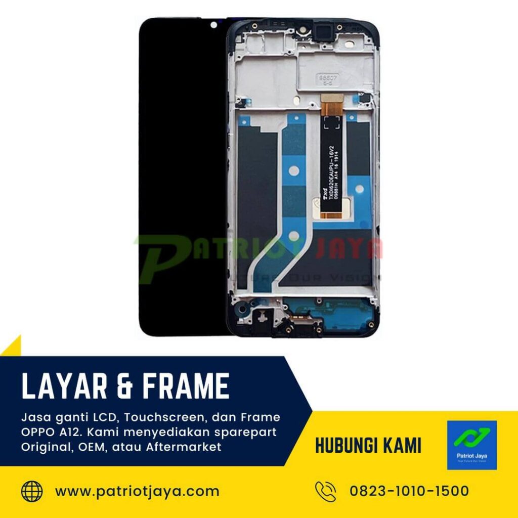 JASA GANTI LAYAR OPPO A12