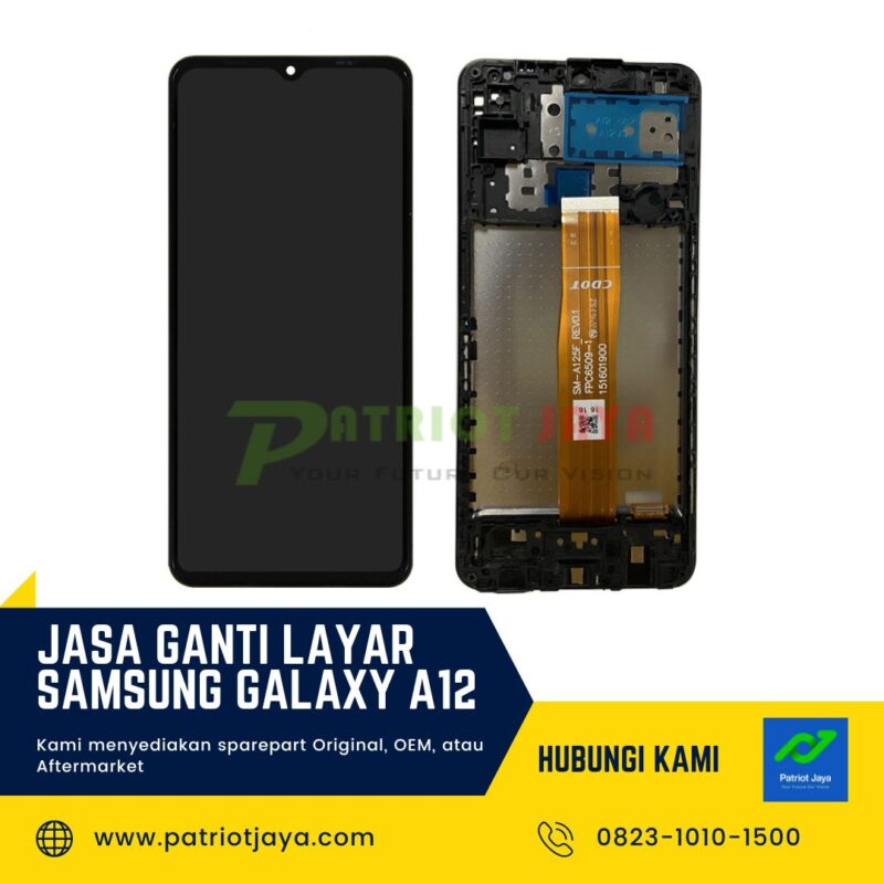 SAMSUNG GALAXY A12 SM-A125 SM-A127 LCD TOUCHSCREEN ORIGINAL