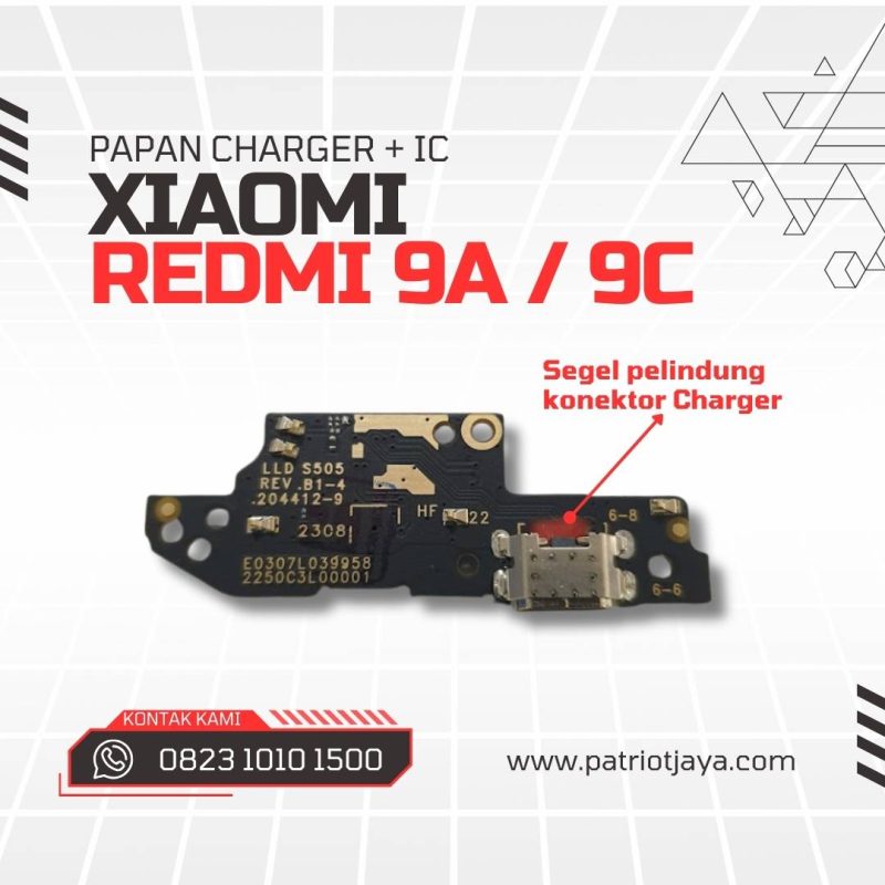 Xiaomi Redmi 9C Papan Charger Original IC