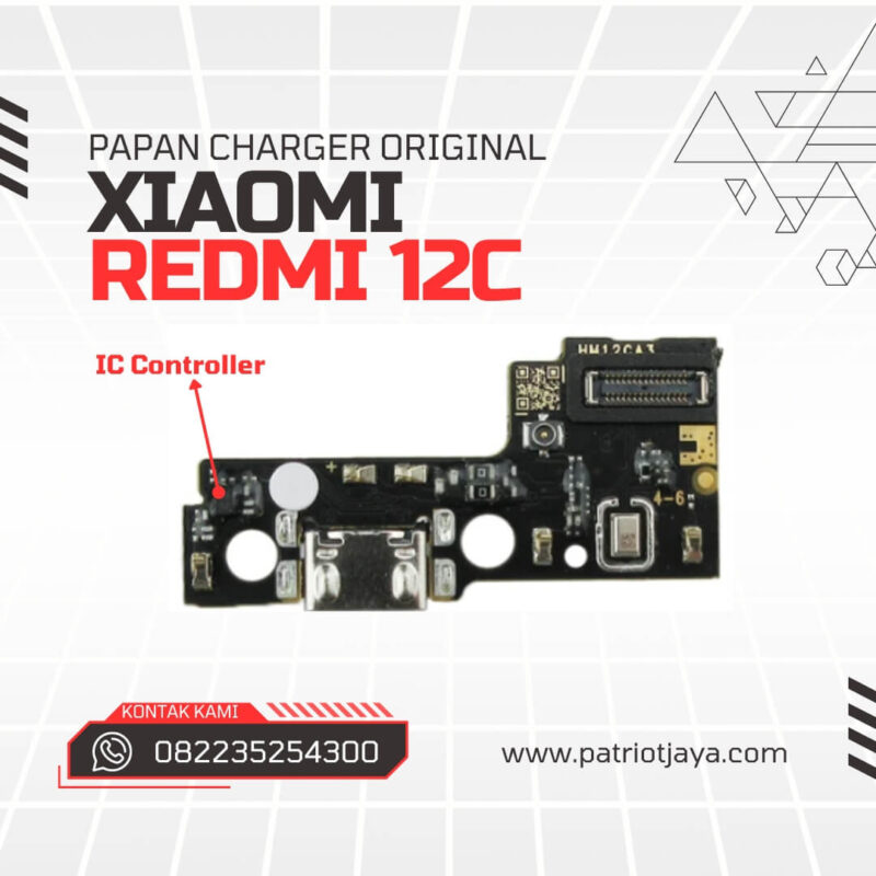 Xiaomi Redmi 12C Charger Board Original PCB Cas