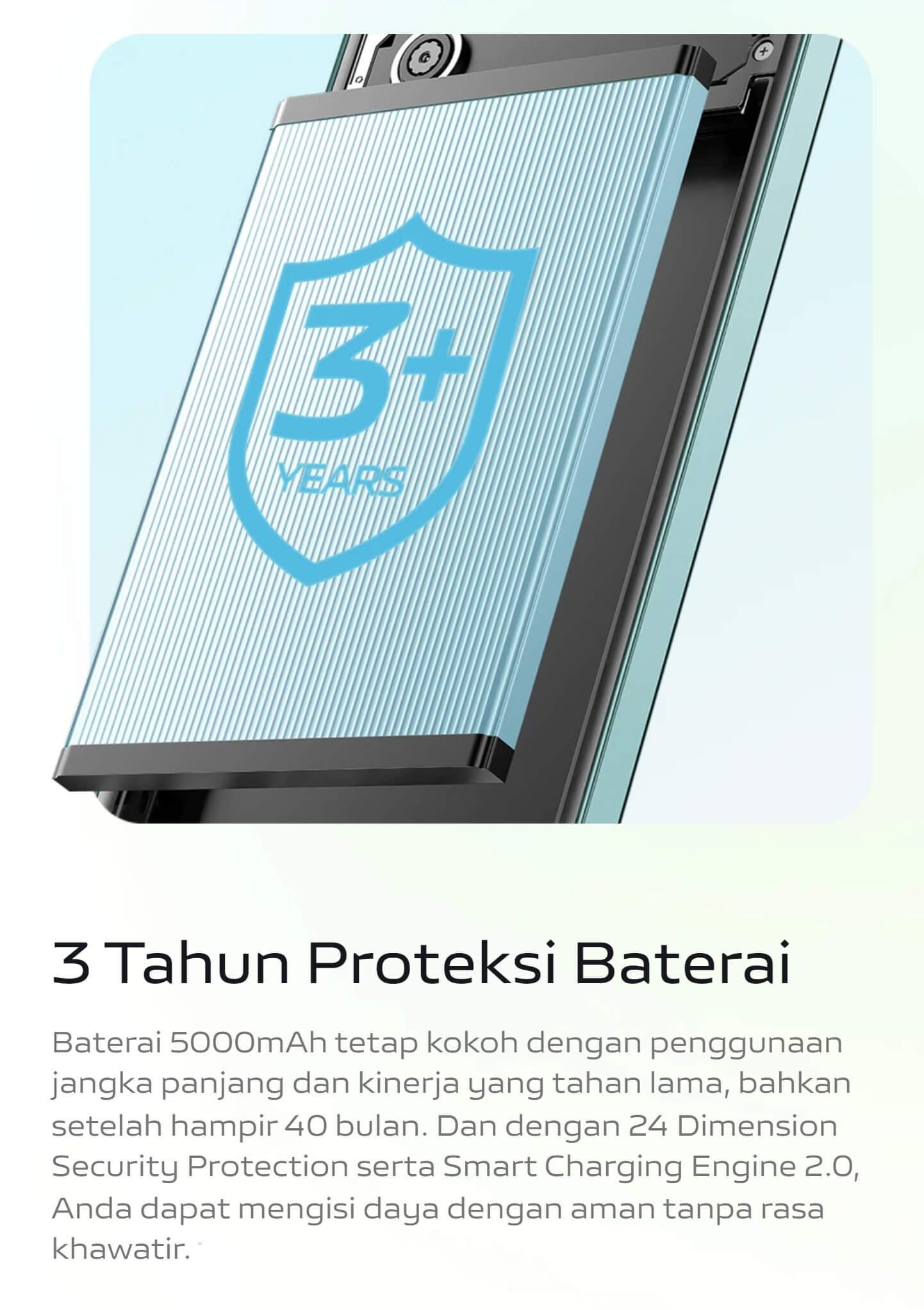 Proteksi Baterai 3 Tahun