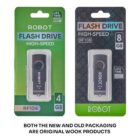 Flashdisk Robot RF104 Rotatable USB 2.0 4GB