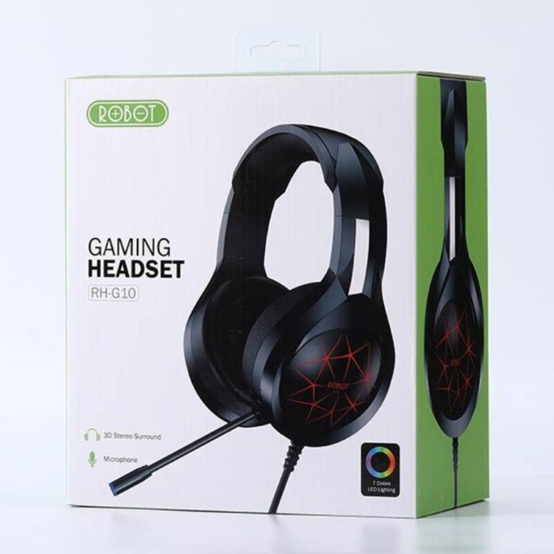 Headset Robot RH-G10 Gaming Wired dengan Suara Jernih