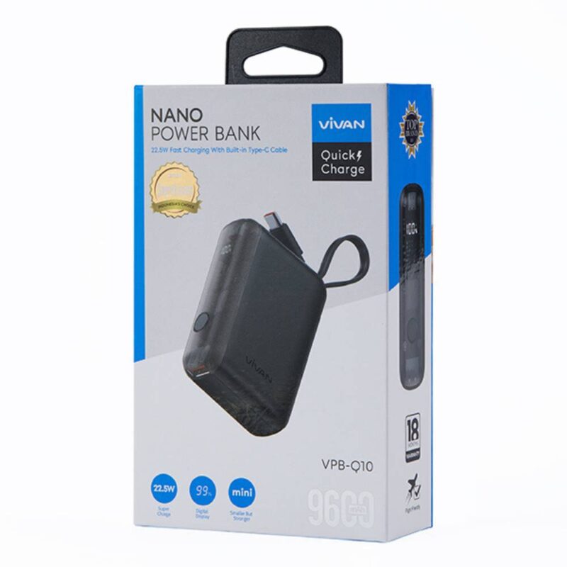 VIVAN Power Bank VPB-Q10 MINI 22.5W