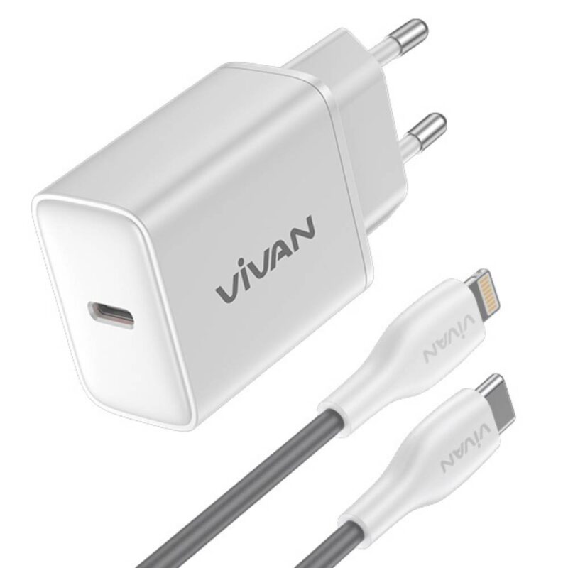 Charger Vivan Power C20L Type-C to Lightning 20W