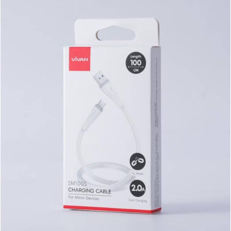 vivan sm100s 2A kabel data fast charging